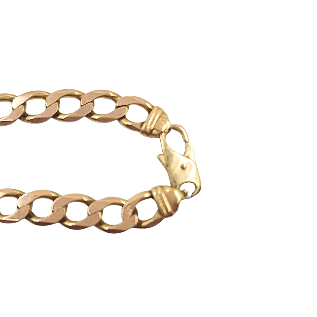 9ct Yellow Gold Curb Chain 22"