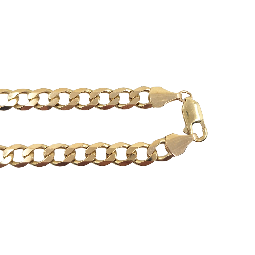 9ct Yellow Gold Curb Chain 20"