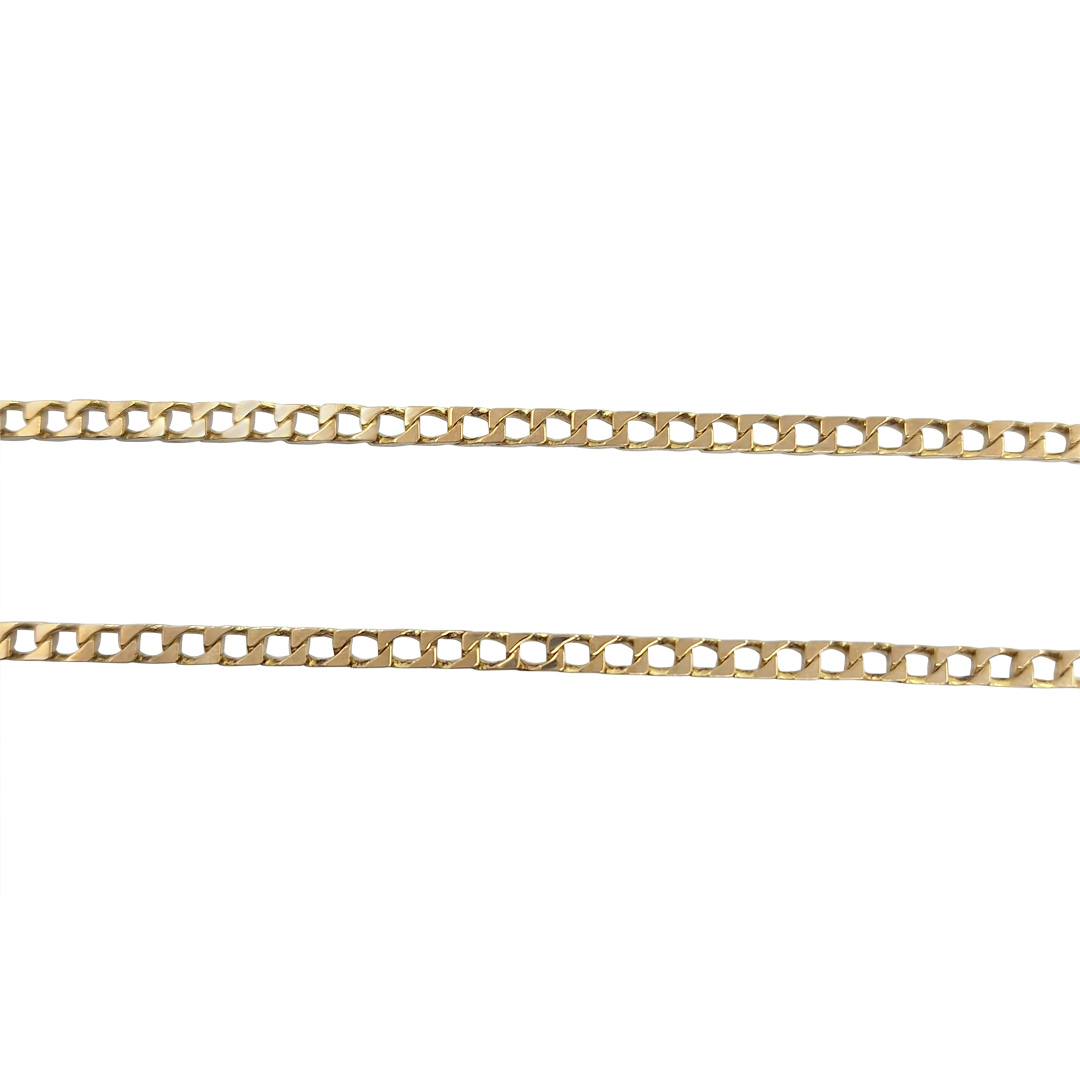 9ct Yellow Gold Curb Chain 18"