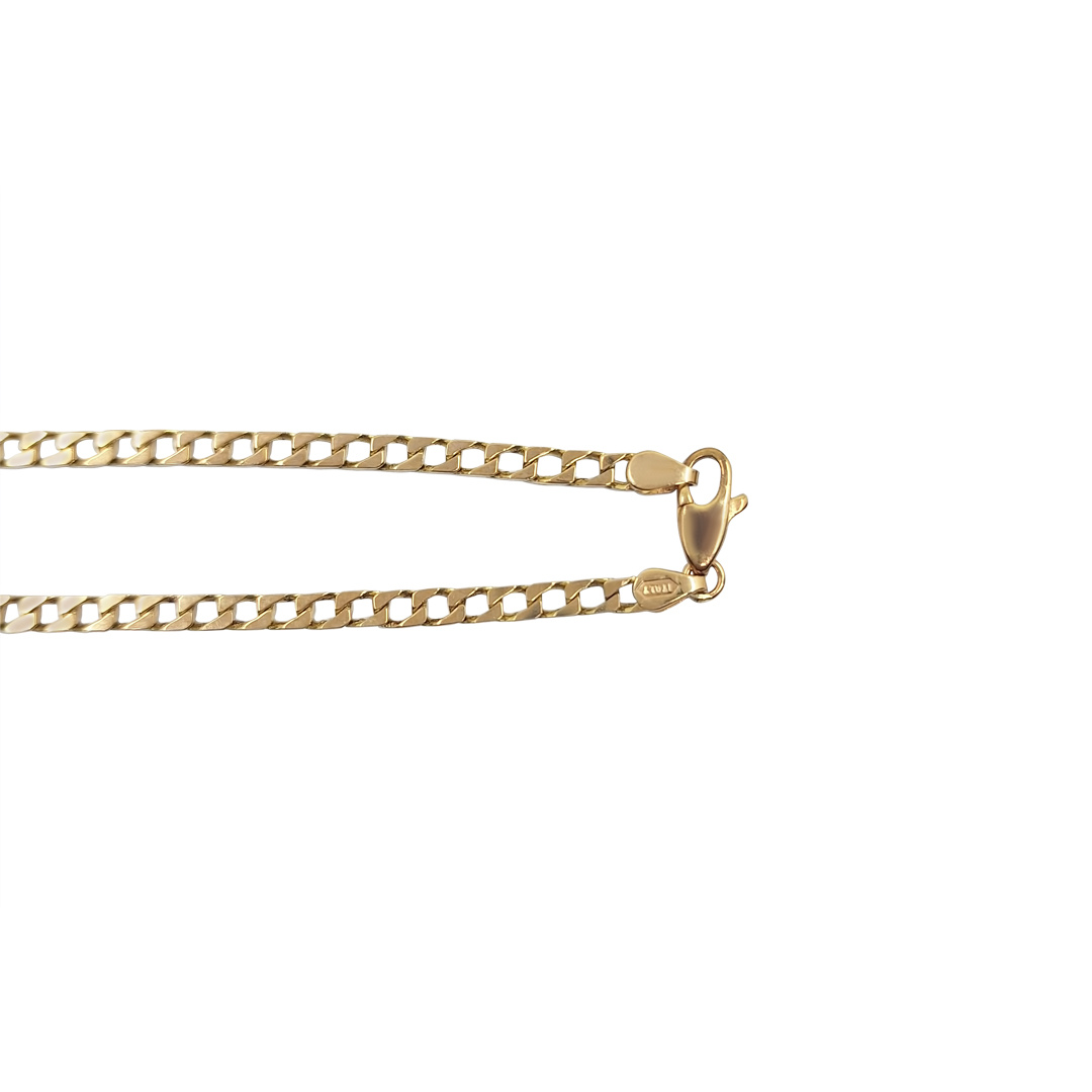9ct Yellow Gold Curb Chain 18"