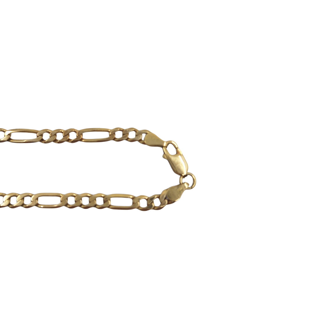 9ct Yellow Gold Figaro Chain 21"