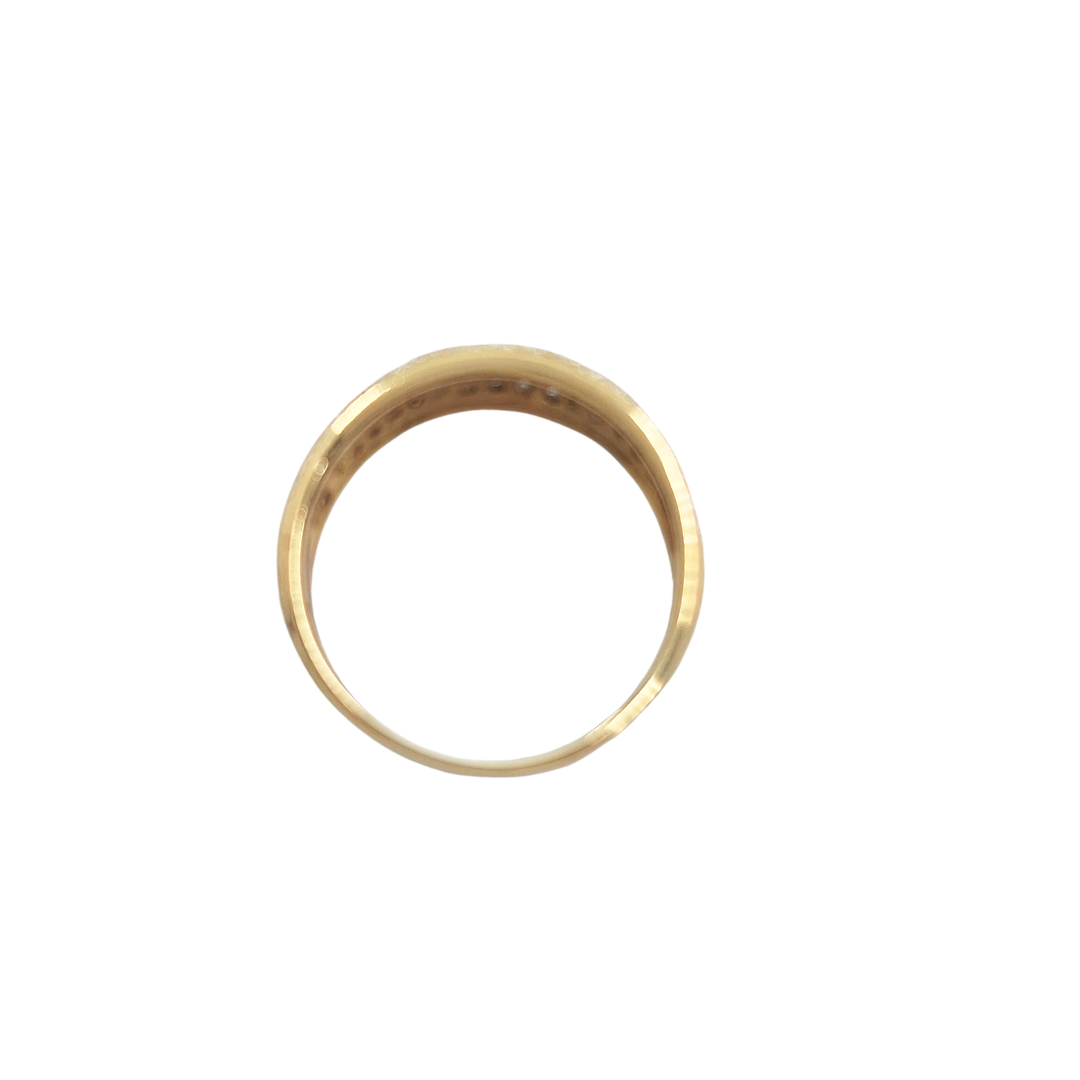 9ct Yellow Gold Diamond Band Ring 0.5ct