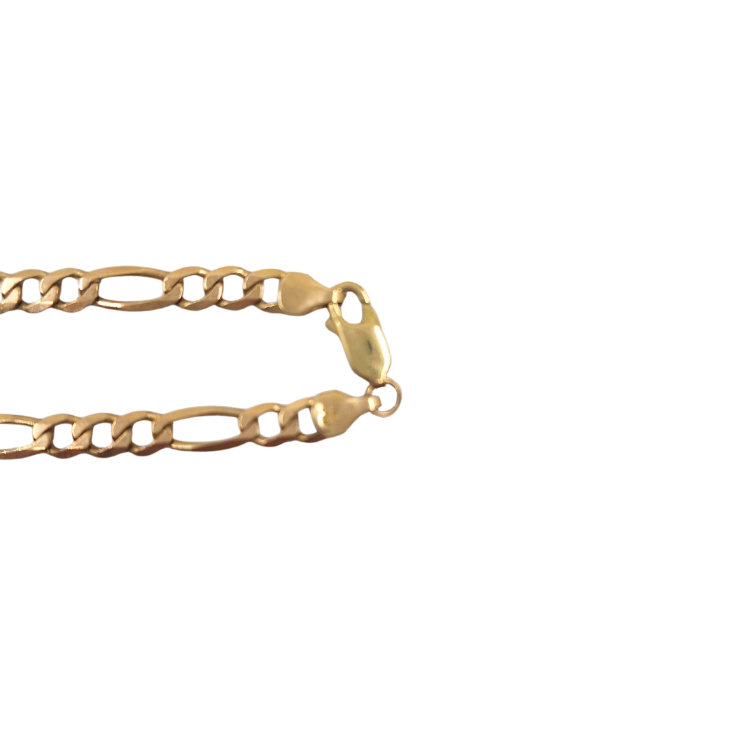 9ct Yellow Gold Figaro Chain 22"