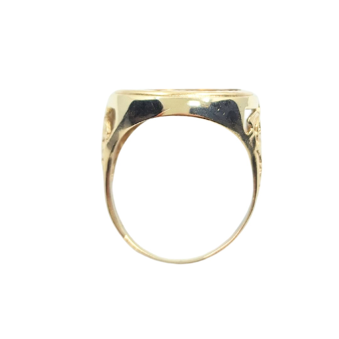 9ct/22ct Yellow Gold Full Sovereign Ring 1979