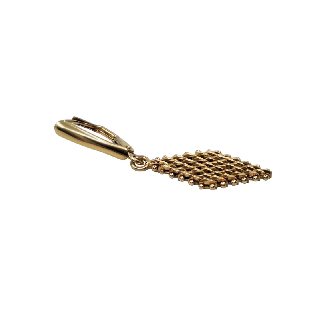 14ct Yellow Gold Articulated Drop Earrings