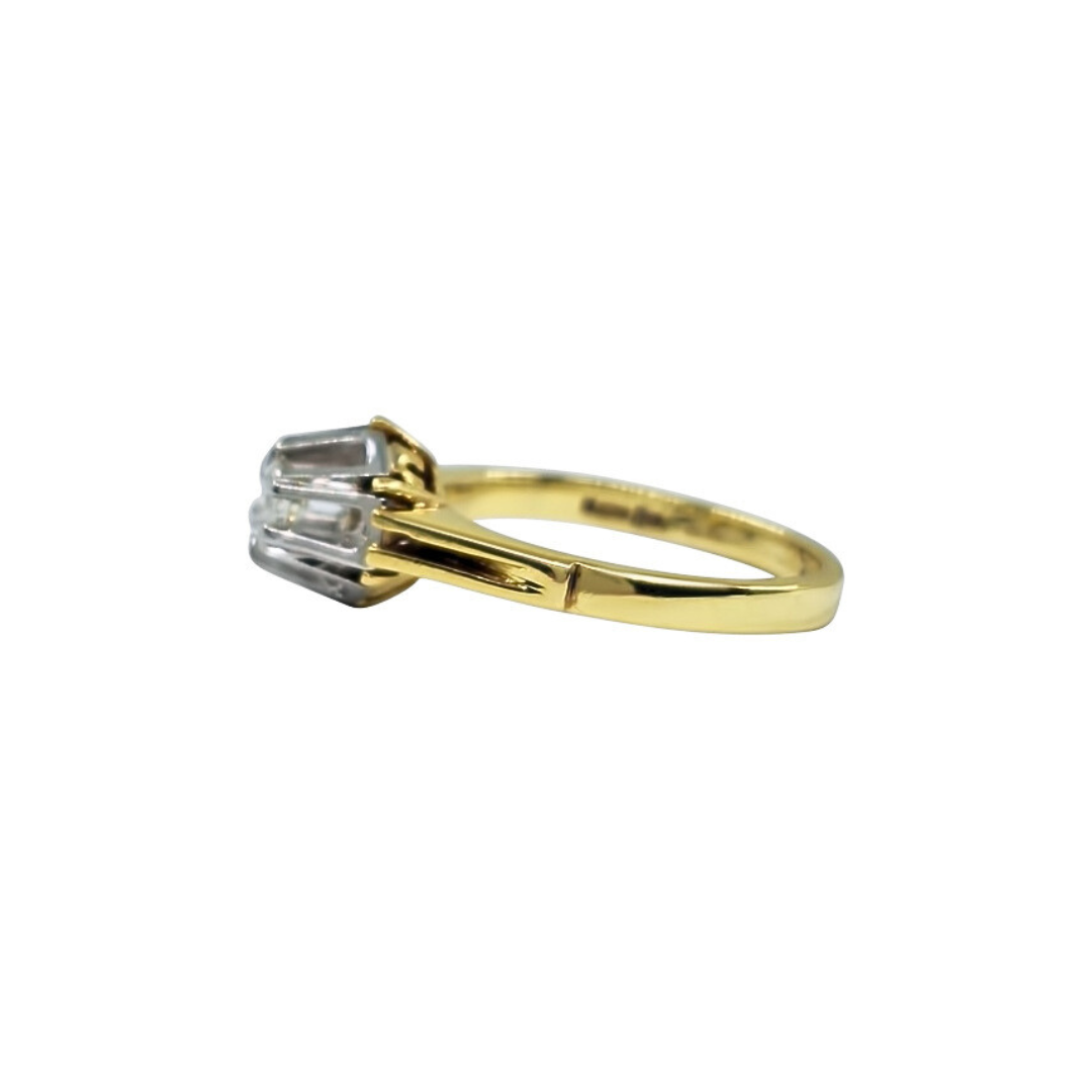18ct Yellow Gold Diamond Solitaire Ring