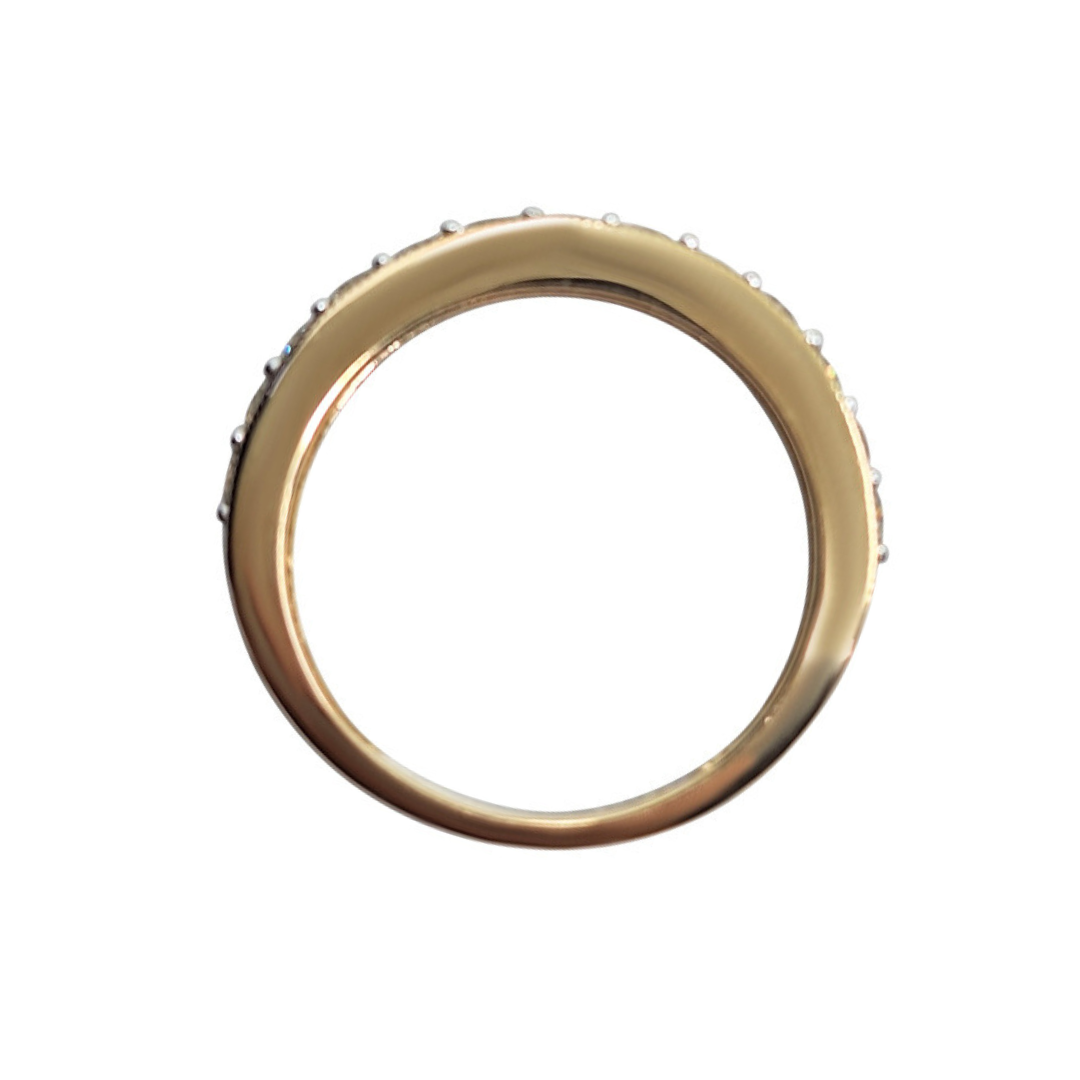 9ct Yellow Gold Diamond Eternity Ring 0.76ct