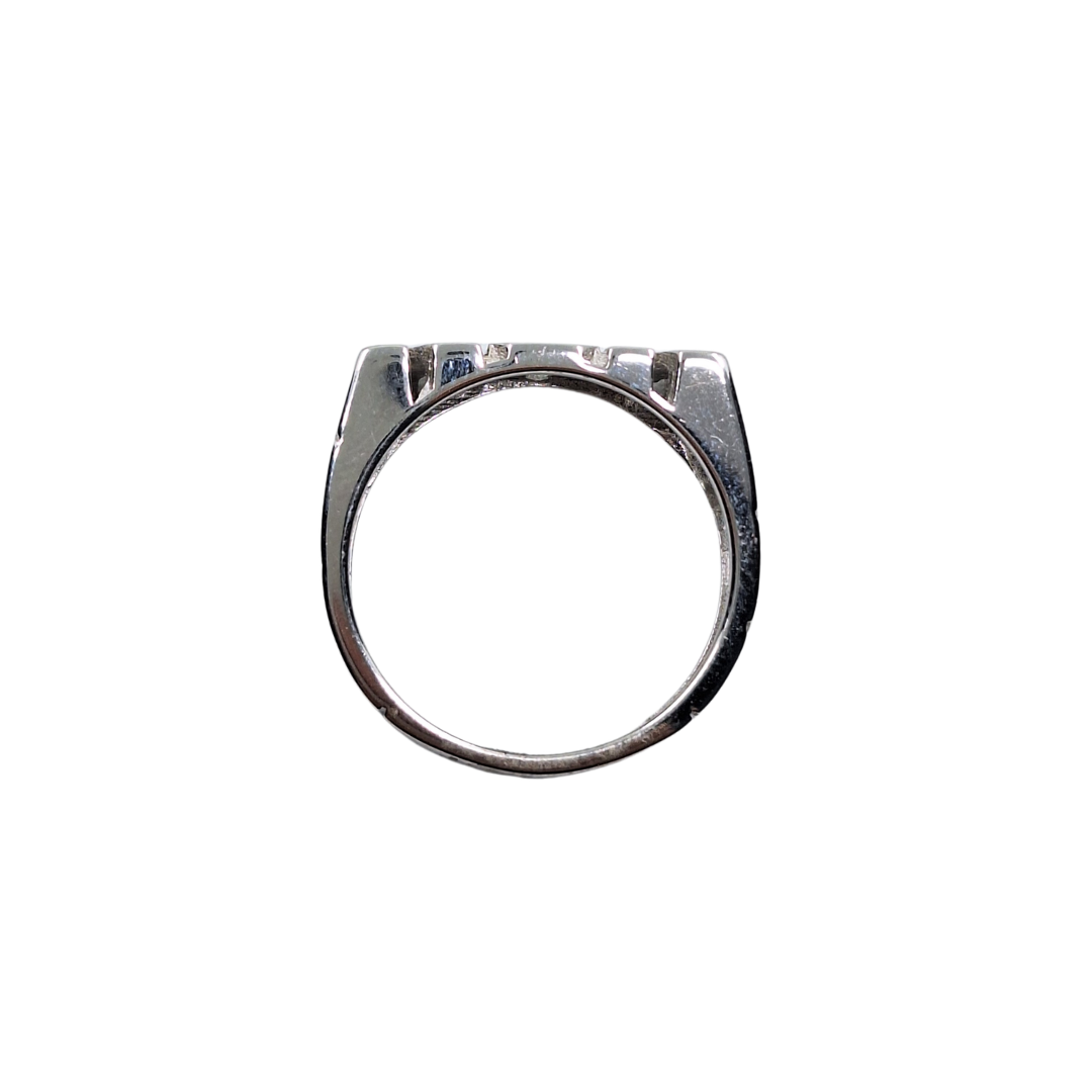 Silver Plain Nan Ring