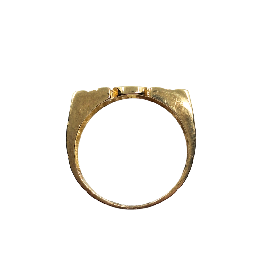9ct Yellow Gold Plain Mum Ring
