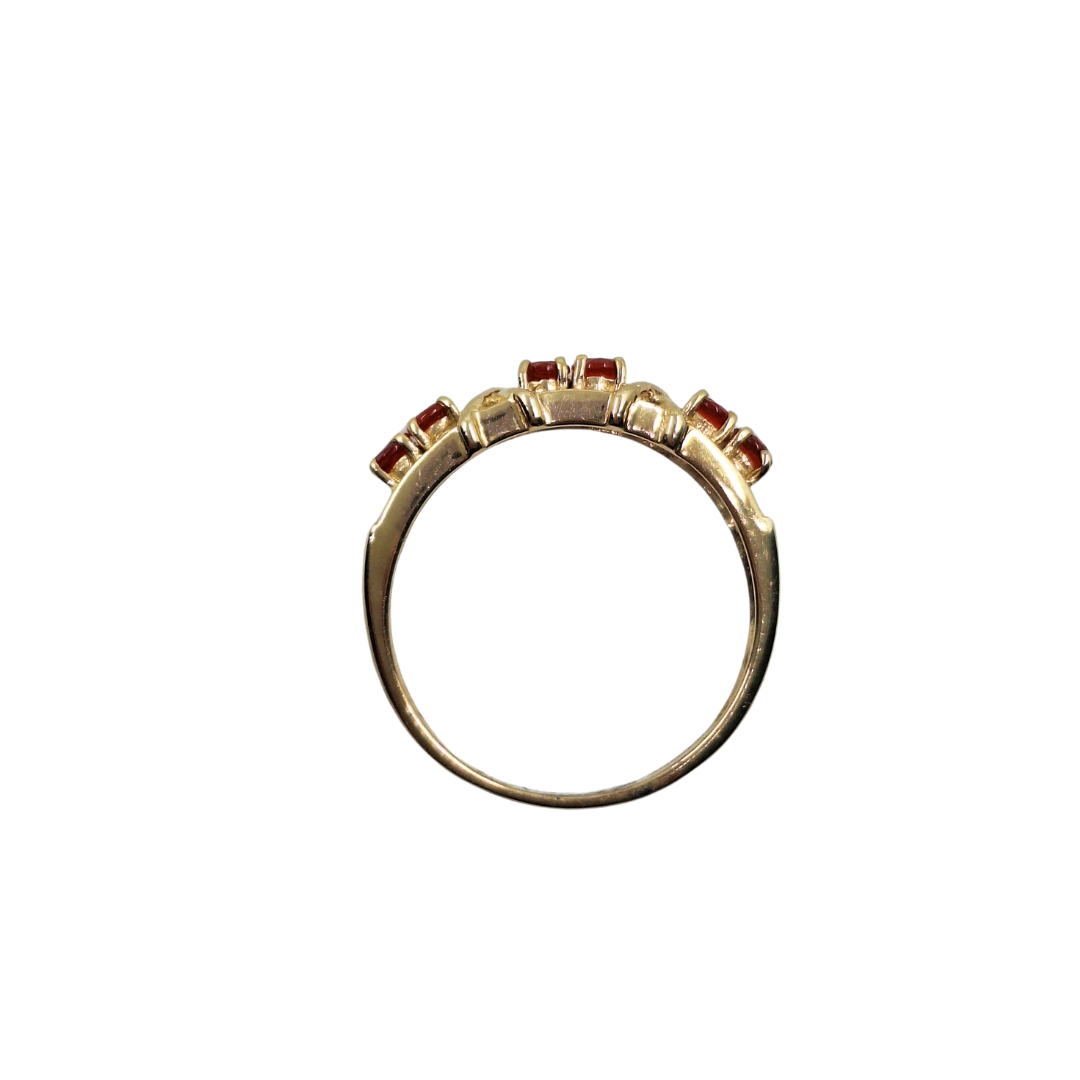 9ct Yellow Gold Fire Opal Ring