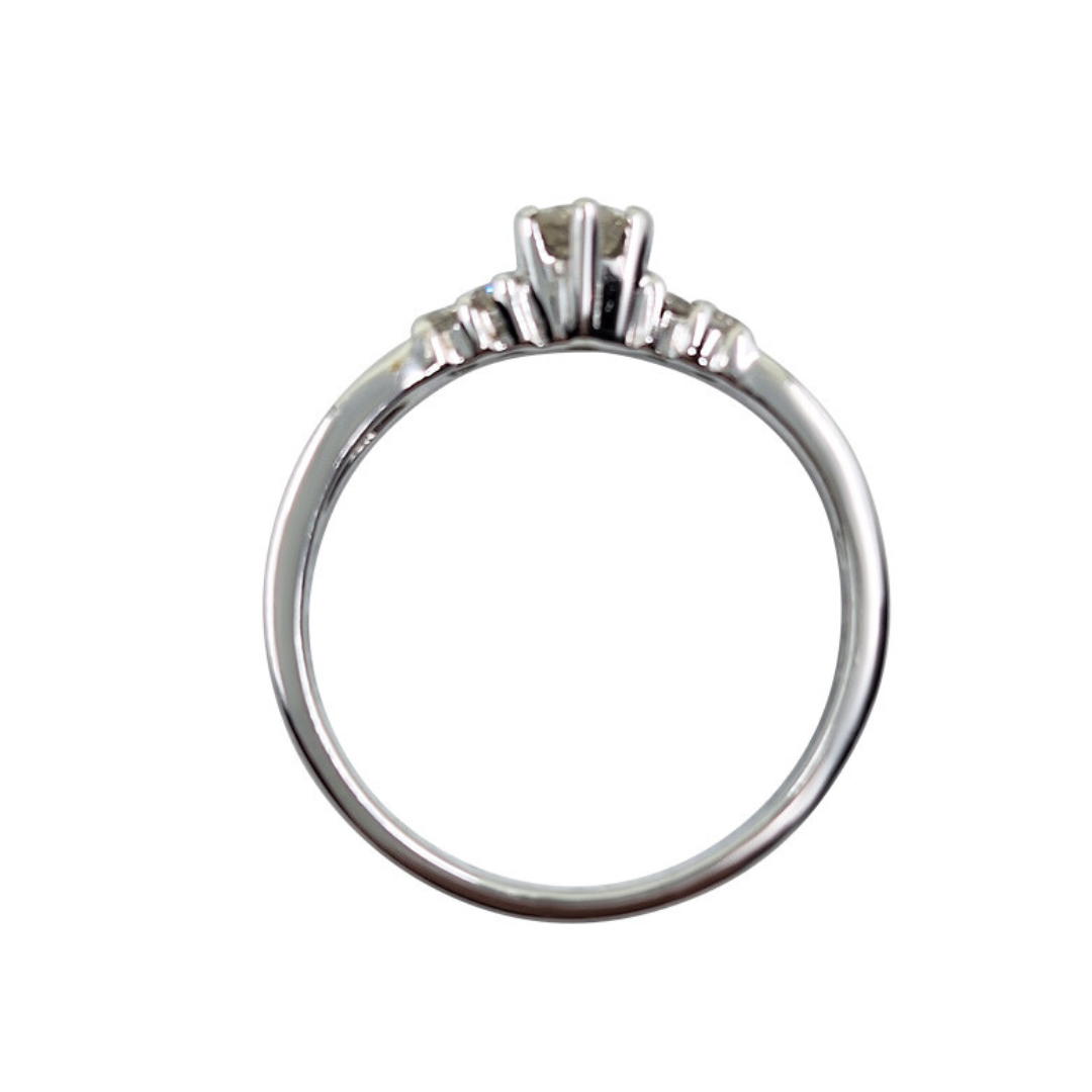9ct White Gold Diamond 5 Stone Ring