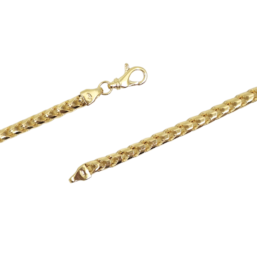 9ct Yellow Gold Franco Chain 26"