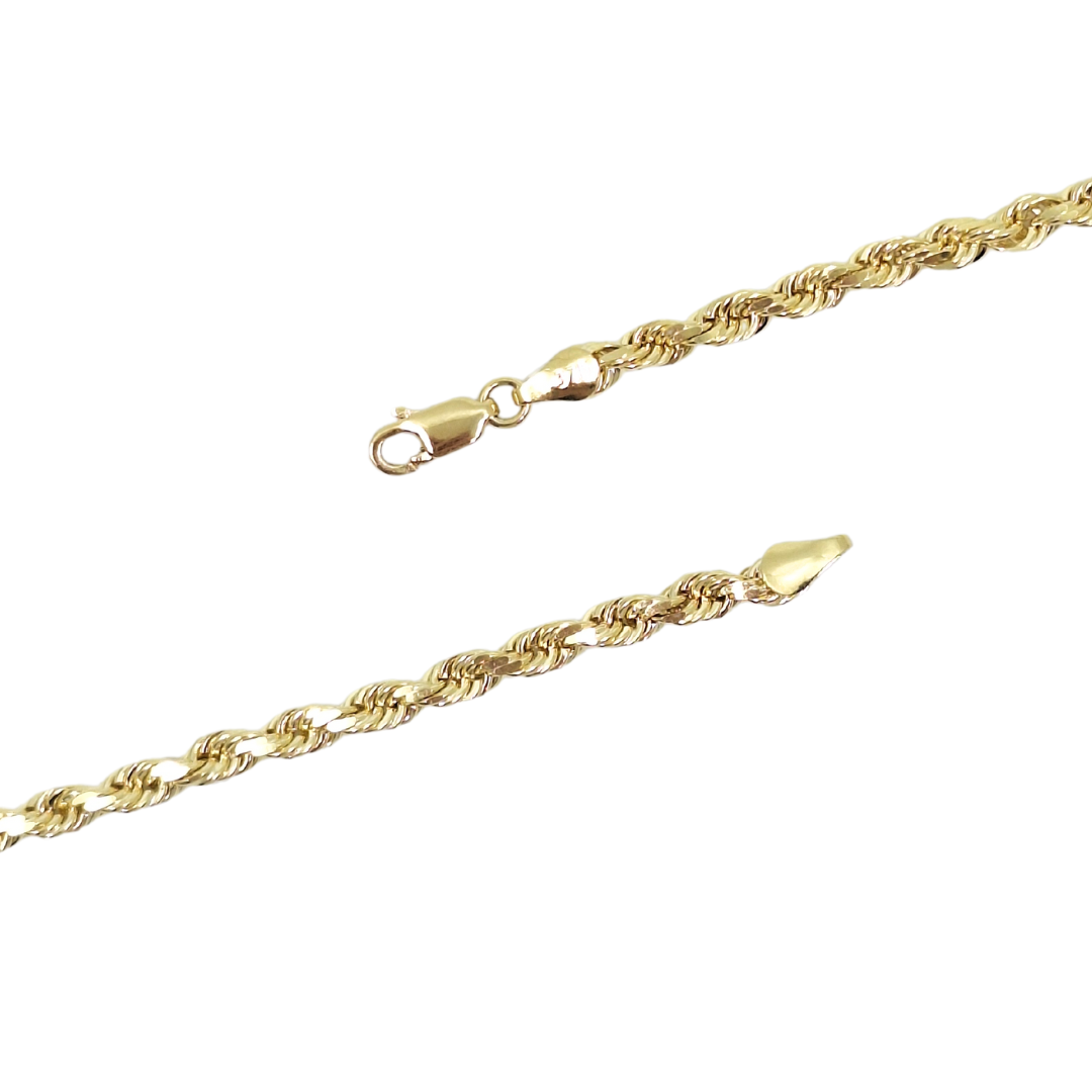 9ct Yellow Gold Rope Chain 32"