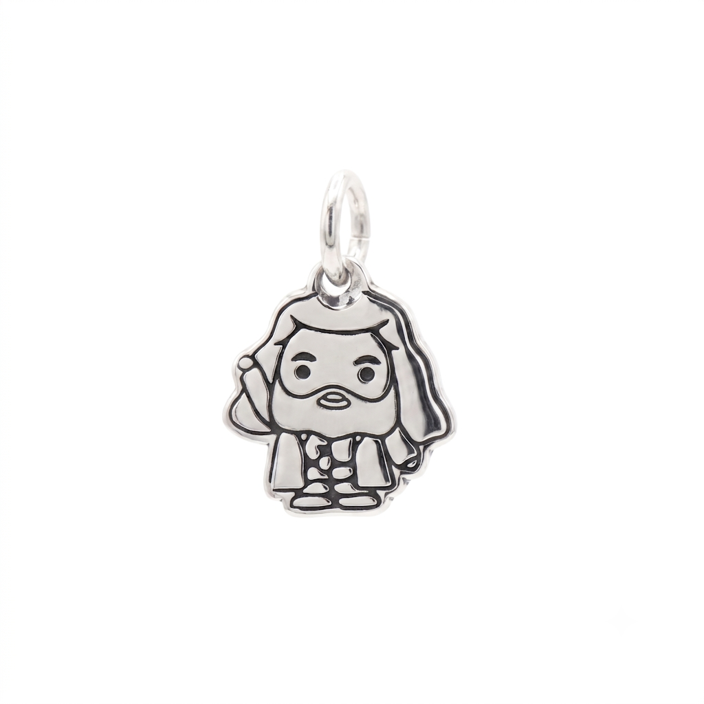 Sterling Silver Gentle Giant Character Charm