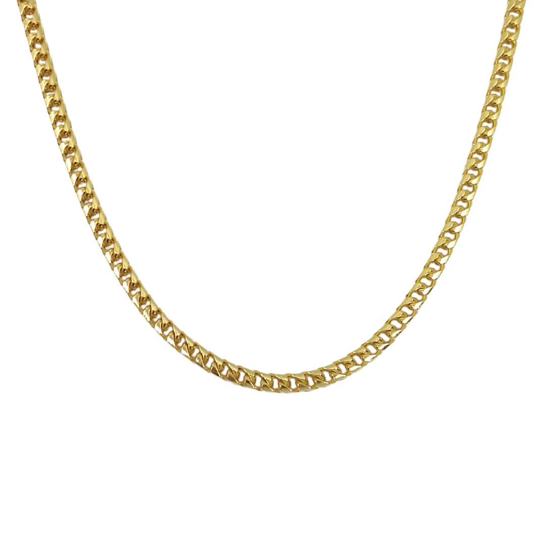 9ct Yellow Gold Franco Chain 22"