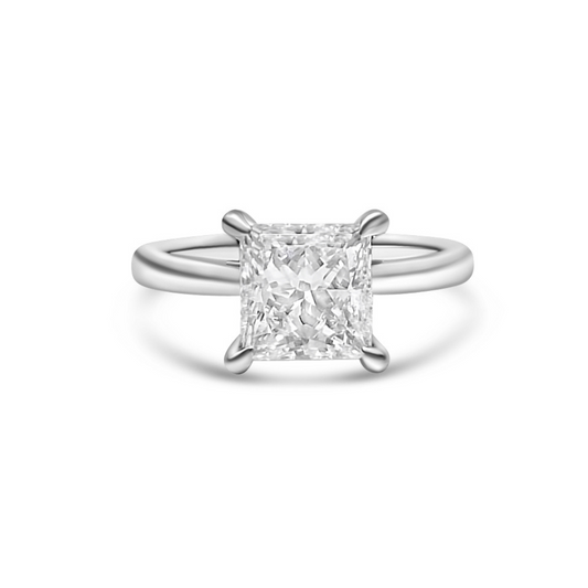 White Gold & Princess Cut Ethical Diamond Ring 1.50ct