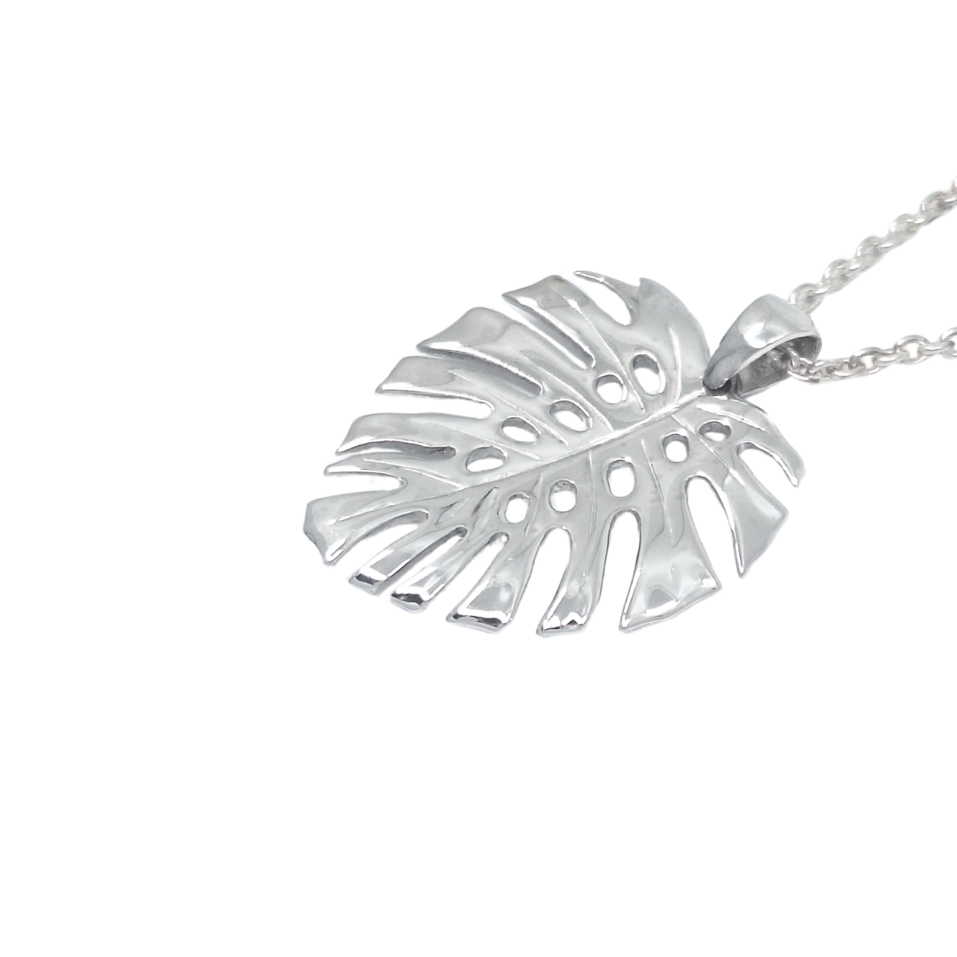 Silver Leaf Pendant