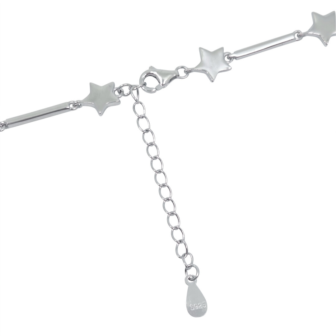Silver Star Necklace 18"