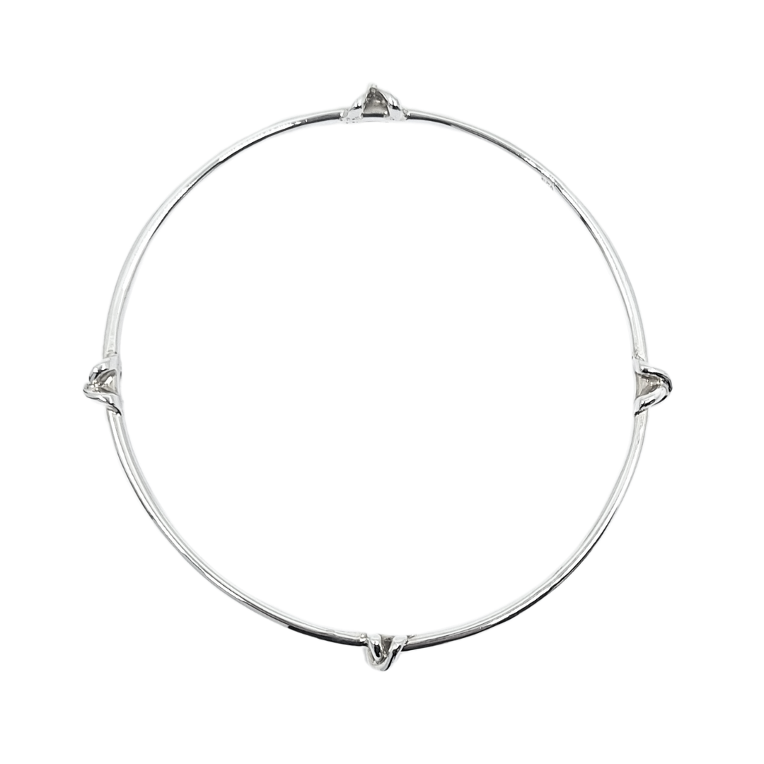Sliver Knot Design Bangle