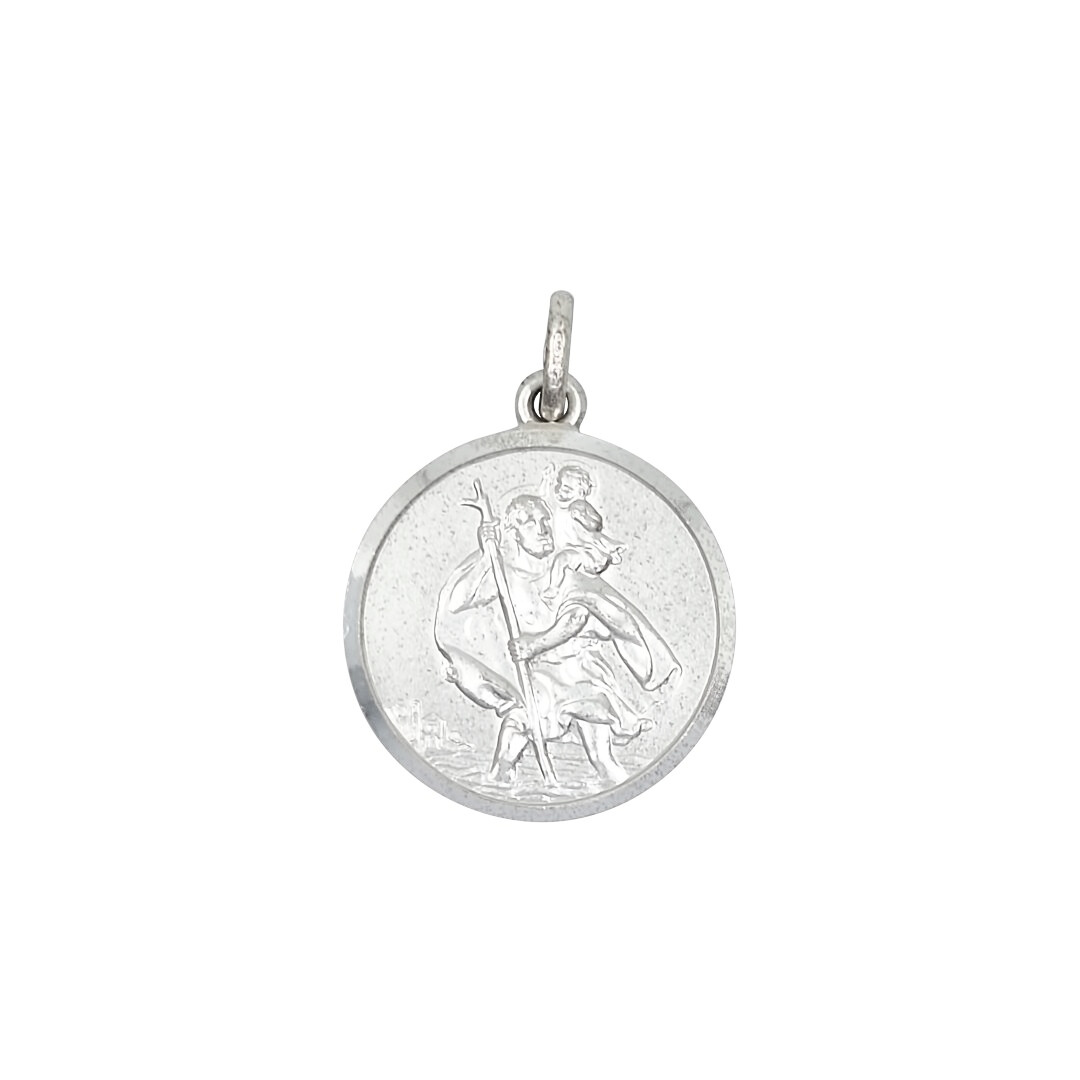 Silver St Christopher Pendant