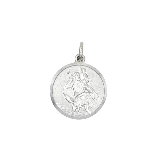 Silver St Christopher Pendant