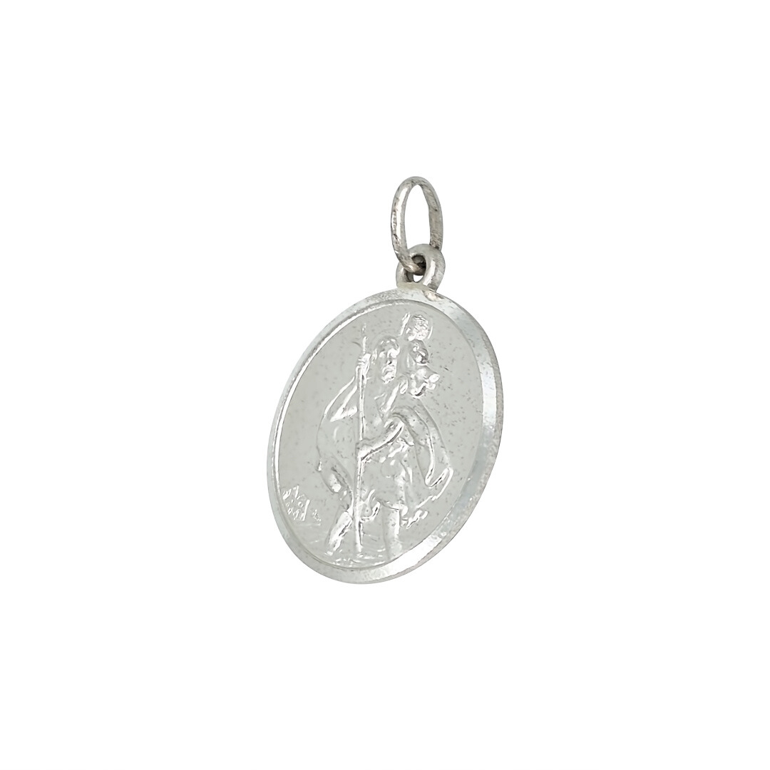 Silver St Christopher Pendant