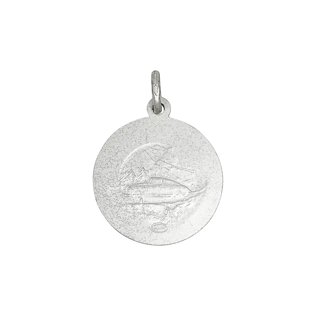 Silver St Christopher Pendant
