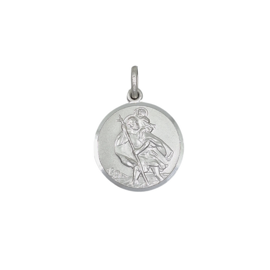 Silver St Christopher Pendant
