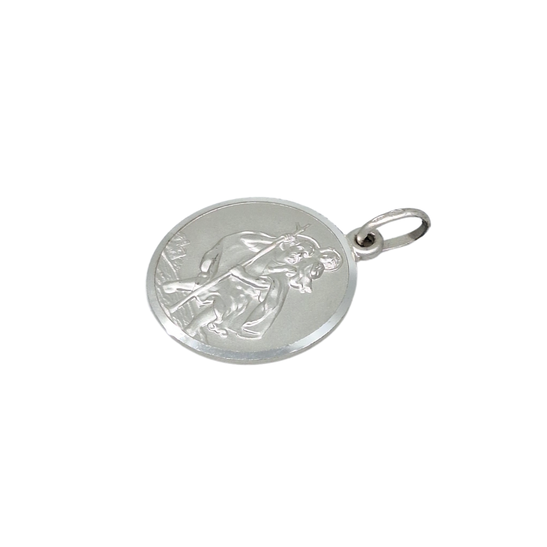 Silver St Christopher Pendant