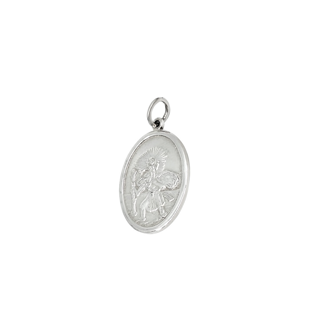 Silver St Christopher Pendant