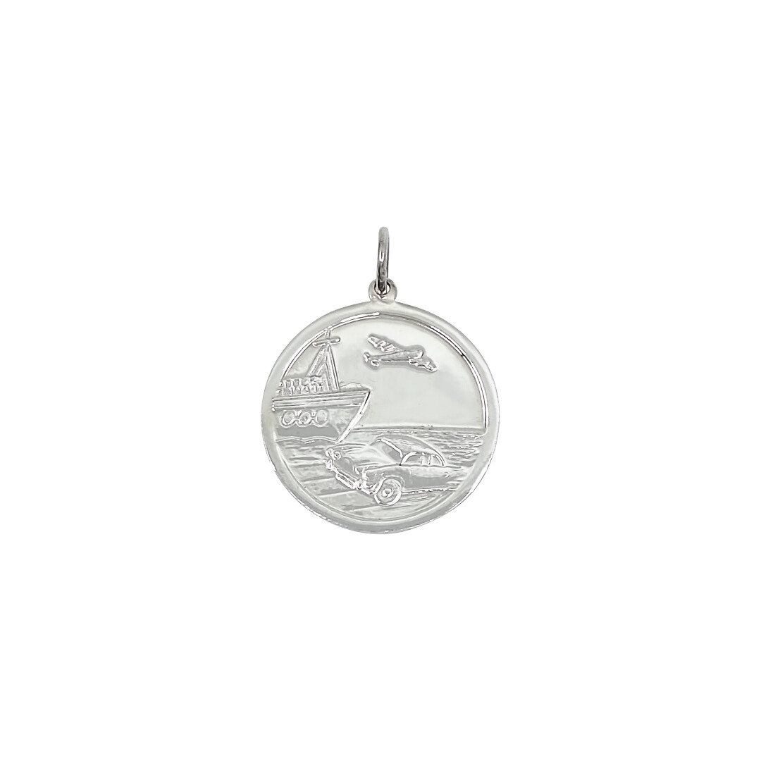 Silver St Christopher Pendant