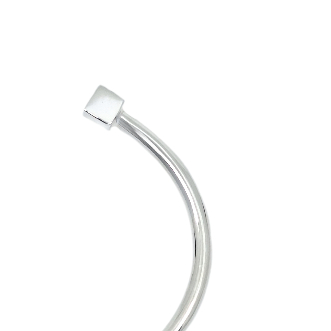Silver Torque Bangle