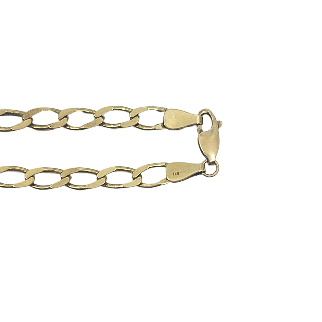 9ct Yellow Gold Curb Chain 30"