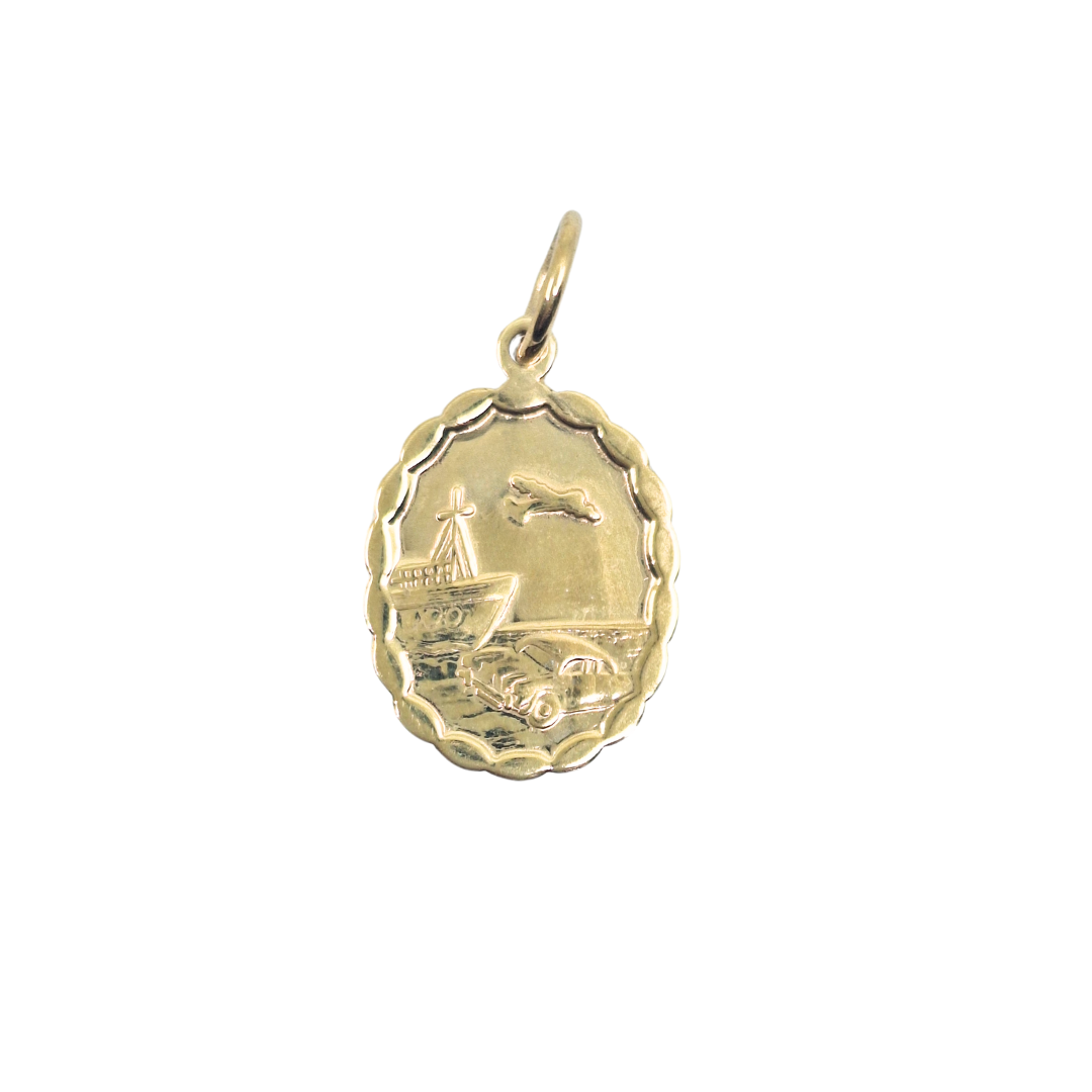 9ct Yellow Gold St Christopher