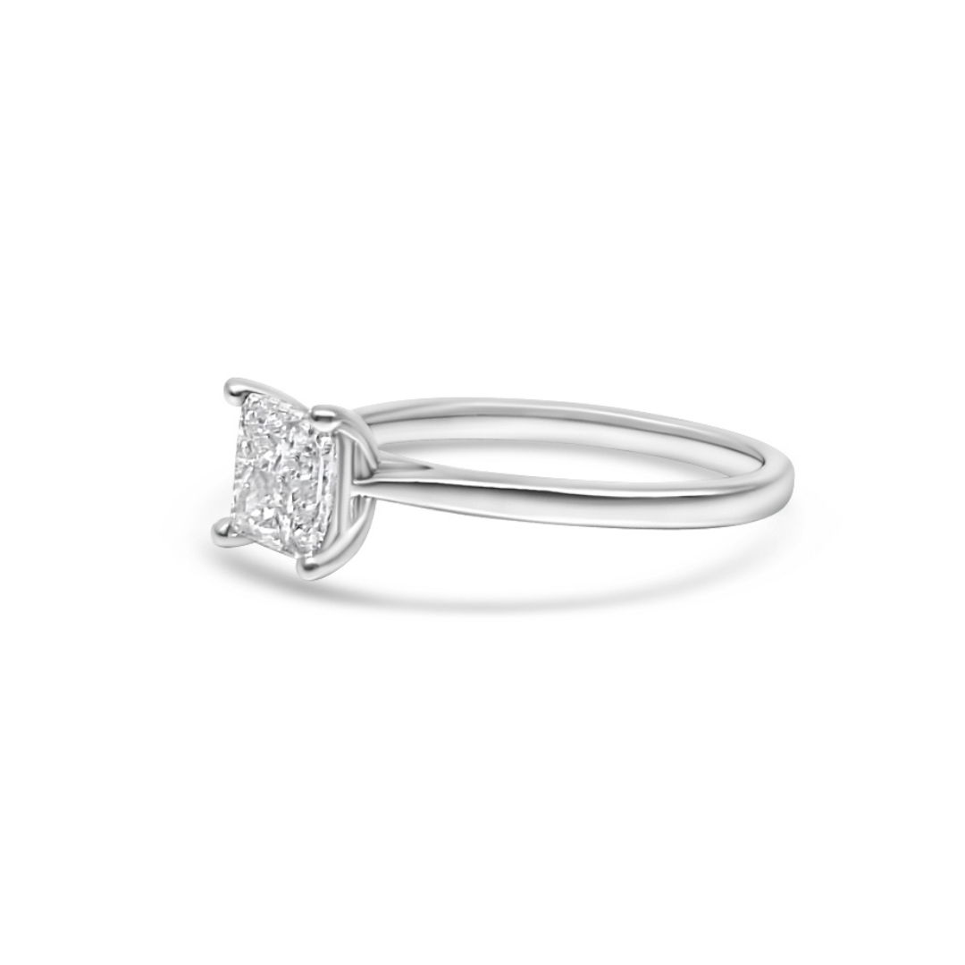 White Gold & Princess Cut Ethical Diamond Ring 1.00ct