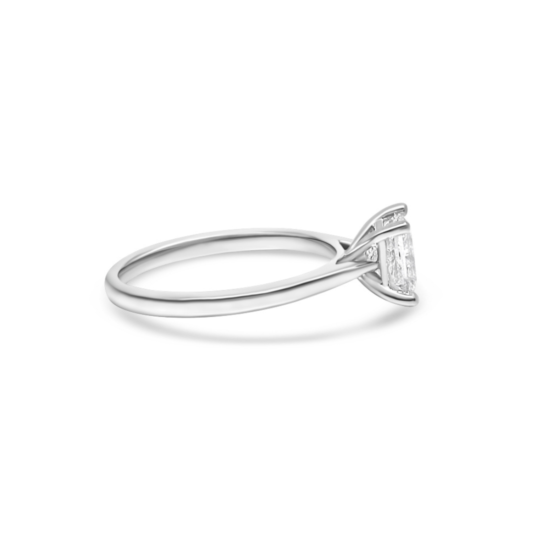 White Gold & Princess Cut Ethical Diamond Ring 1.00ct