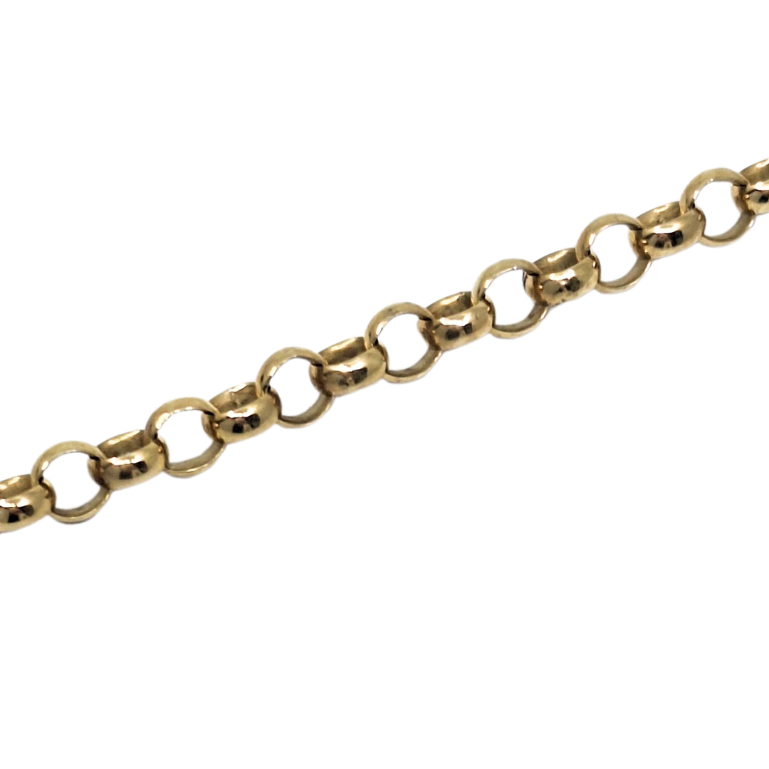 9ct Yellow Gold Belcher Chain 25"
