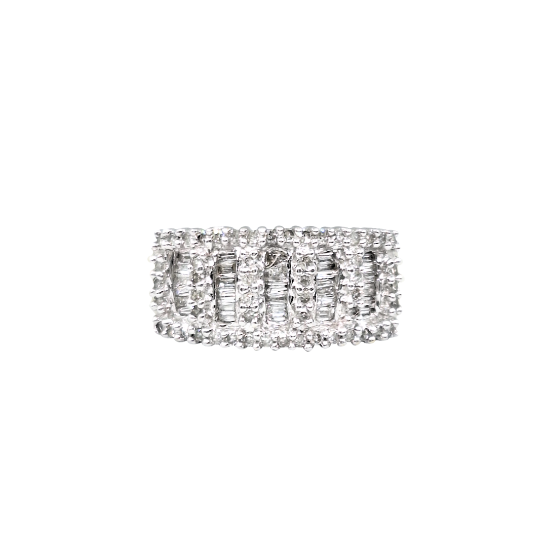 9ct Gold & Diamond Band Ring