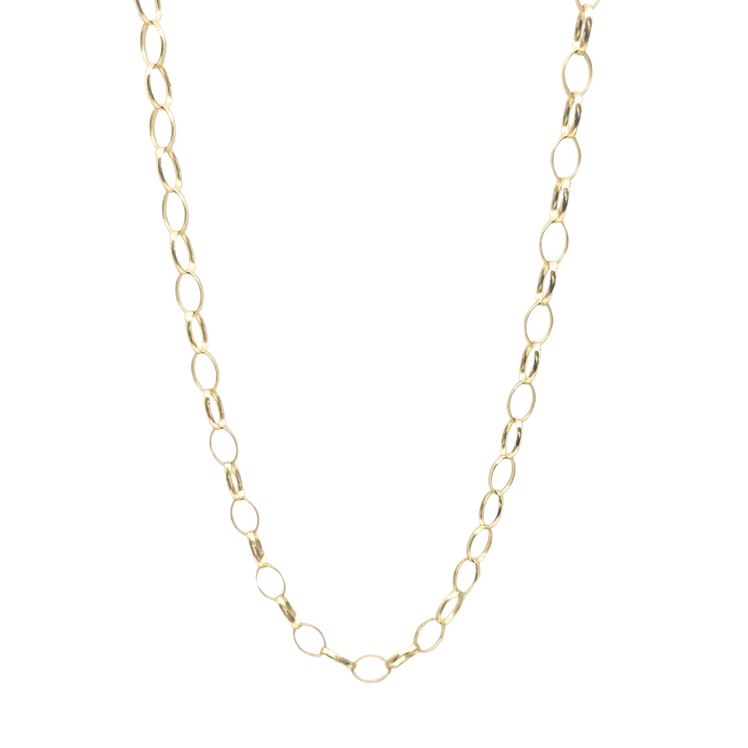 9ct Yellow Gold Belcher Chain 20"