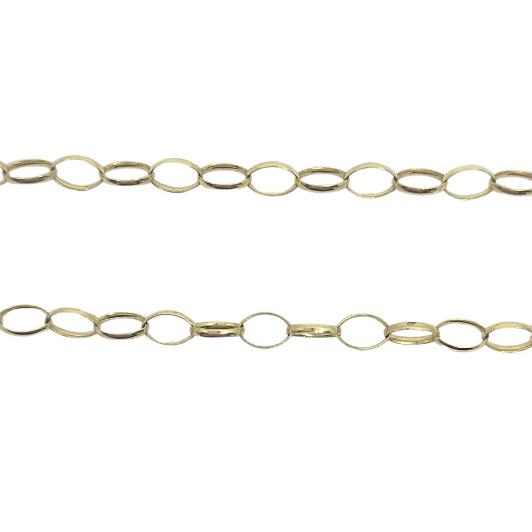 9ct Yellow Gold Belcher Chain 20"
