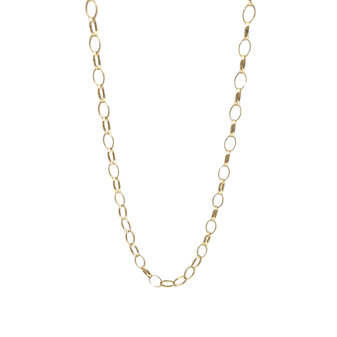 9ct Yellow Gold Belcher Chain 24"