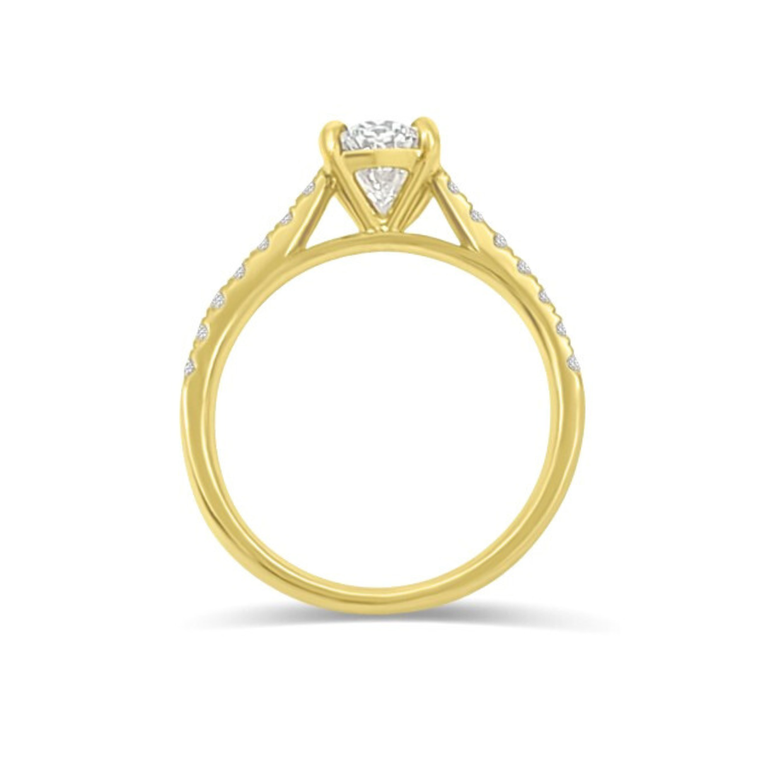 18ct Yellow Gold Ethical Diamond Ring 1.20ct