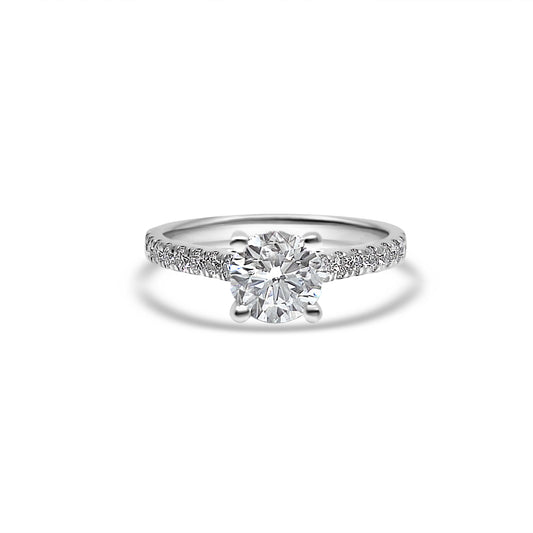 White Gold & Ethical Diamond Ring 1.25ct