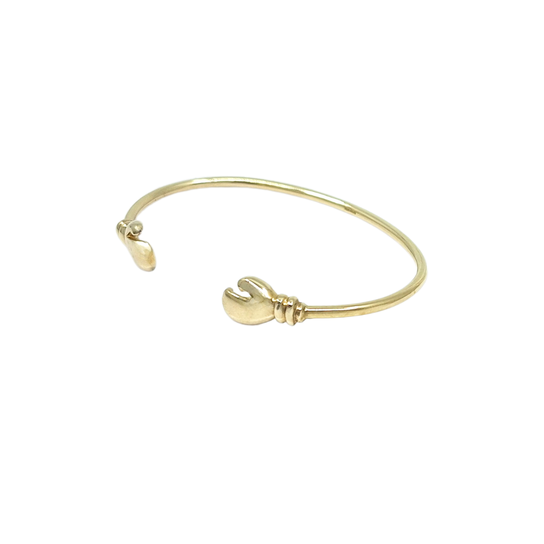 9ct Yellow Gold Baby Boxing Glove Bangle