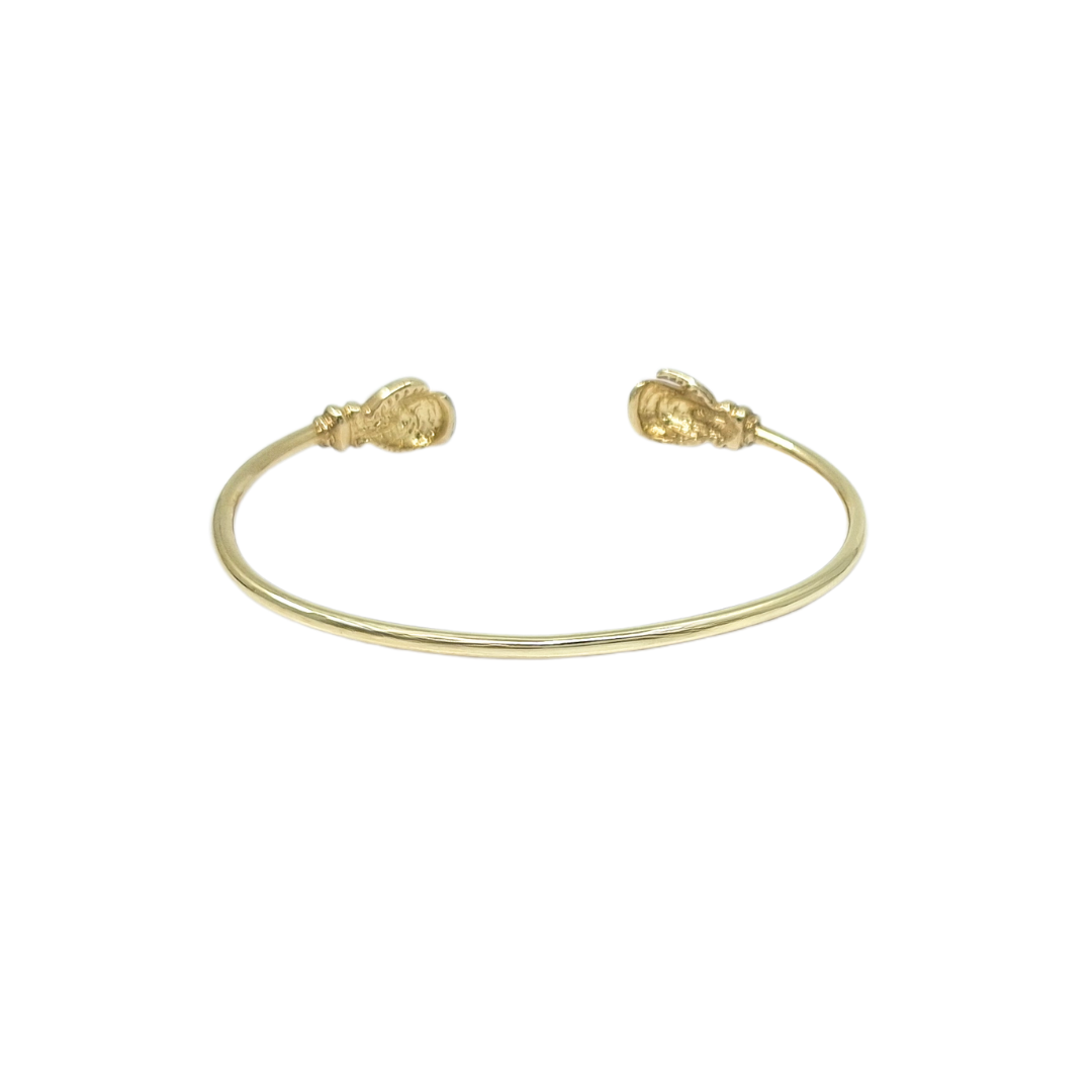 9ct Yellow Gold Baby Boxing Glove Bangle
