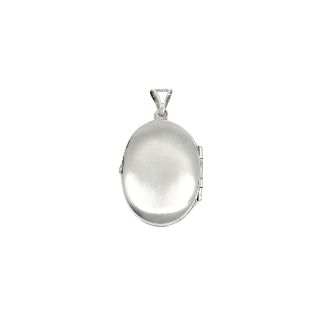 Silver Engraved Family Locket