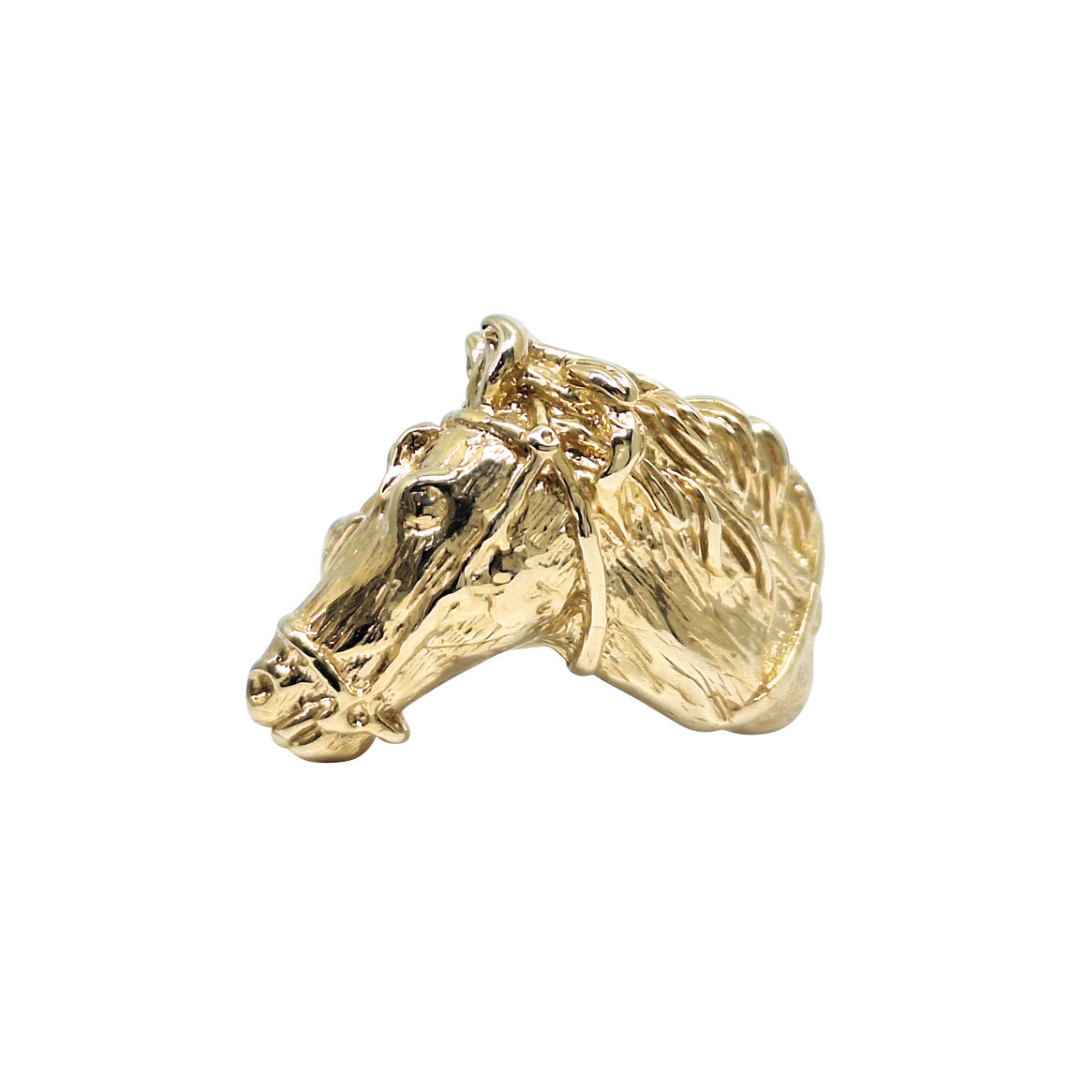 9ct Gold Horsehead Ring