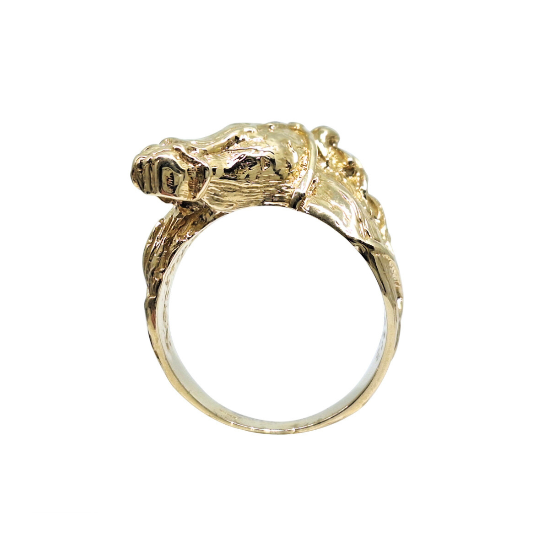 9ct Gold Horsehead Ring