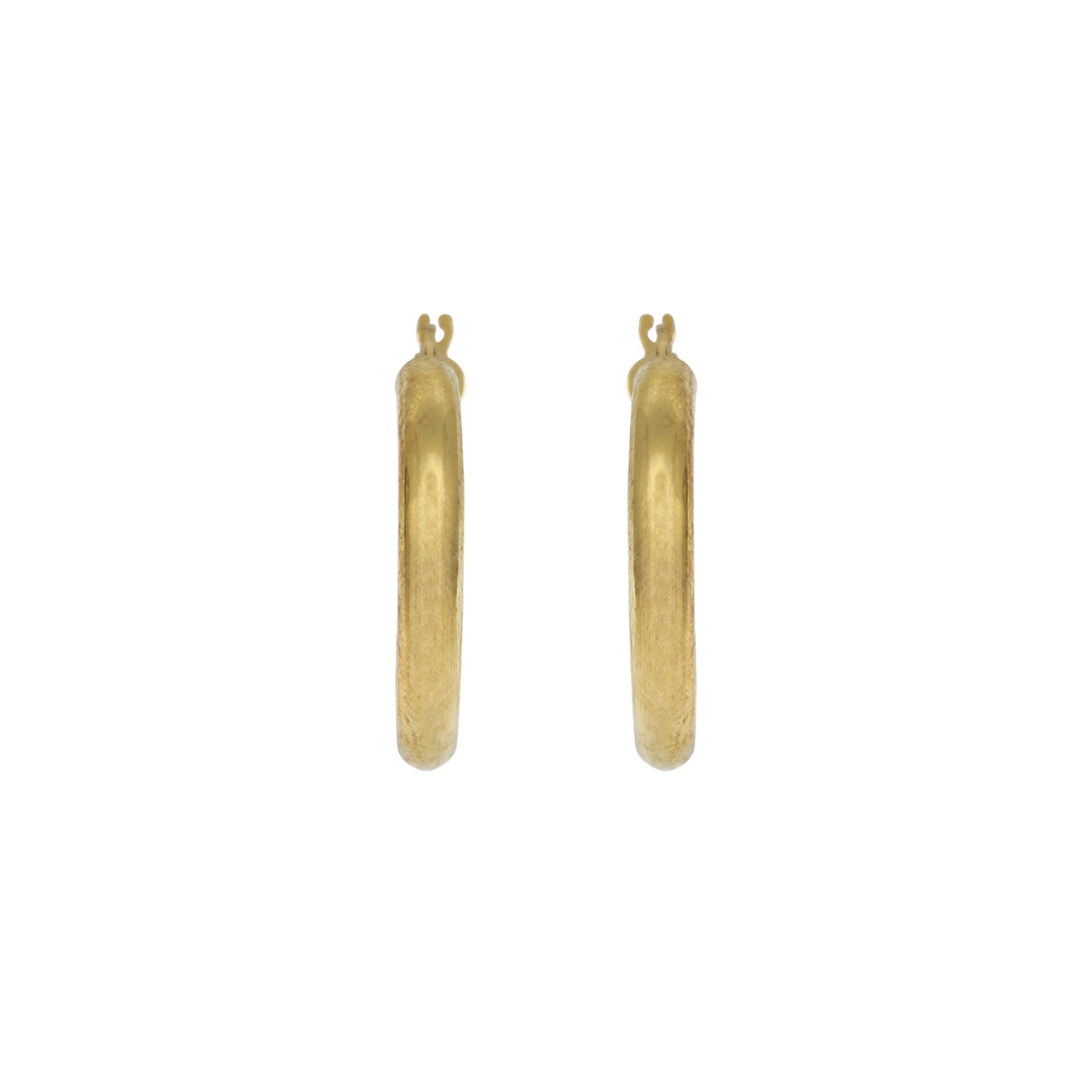 9ct Yellow Gold Hoop Earrings