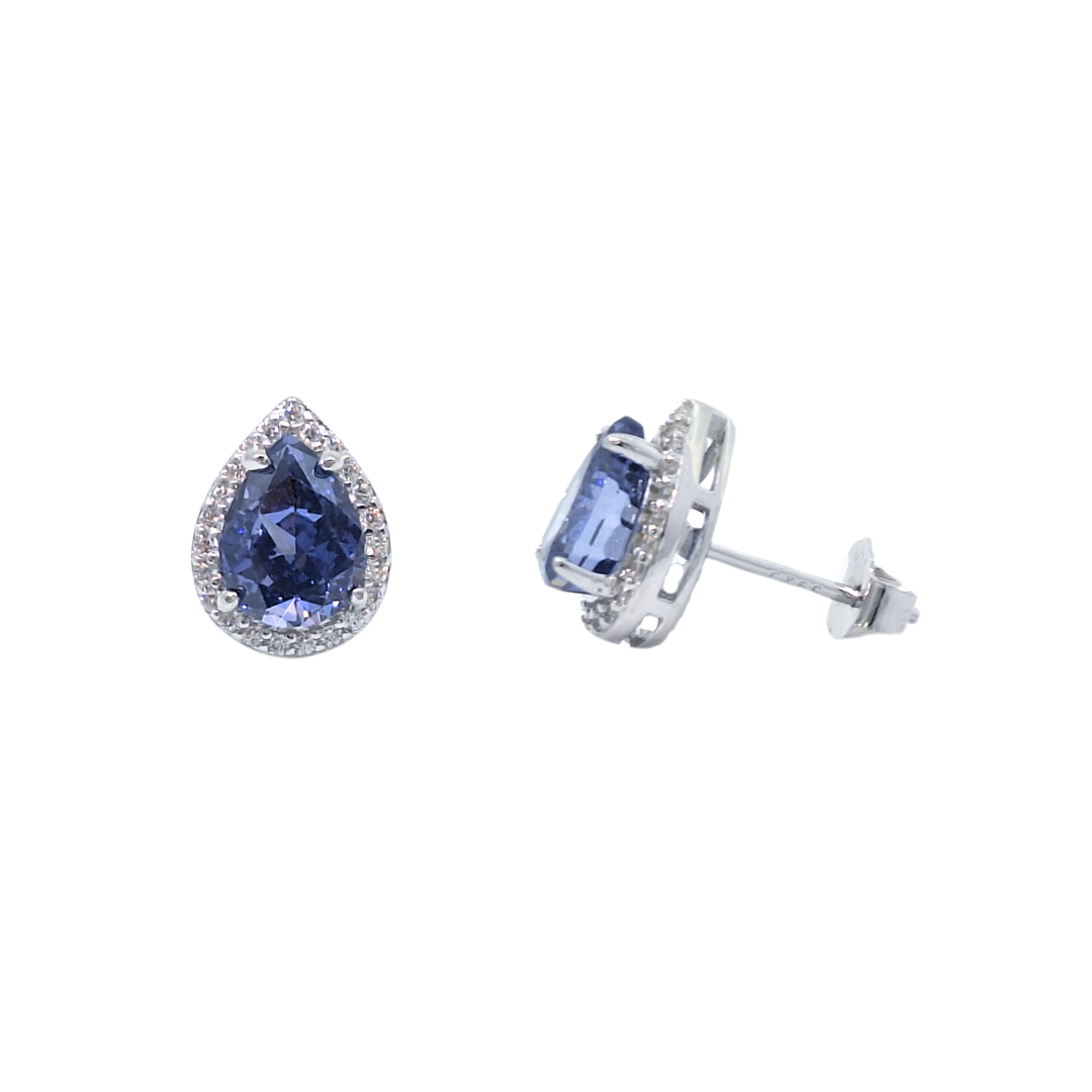 Silver Cubic Zirconia Earrings